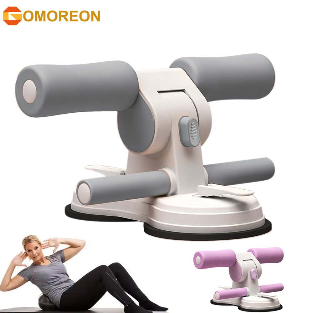 Sit Up Bar Floor - Equipamento portátil para exercícios abdominais com