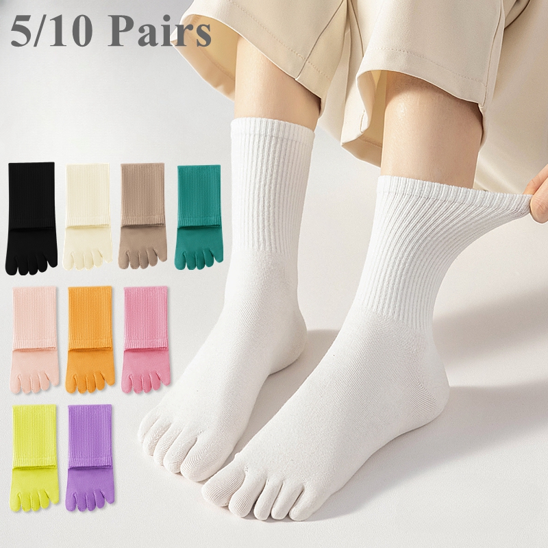 Yoga Toe Separator - 5 ou 10 pares meias esportivas
