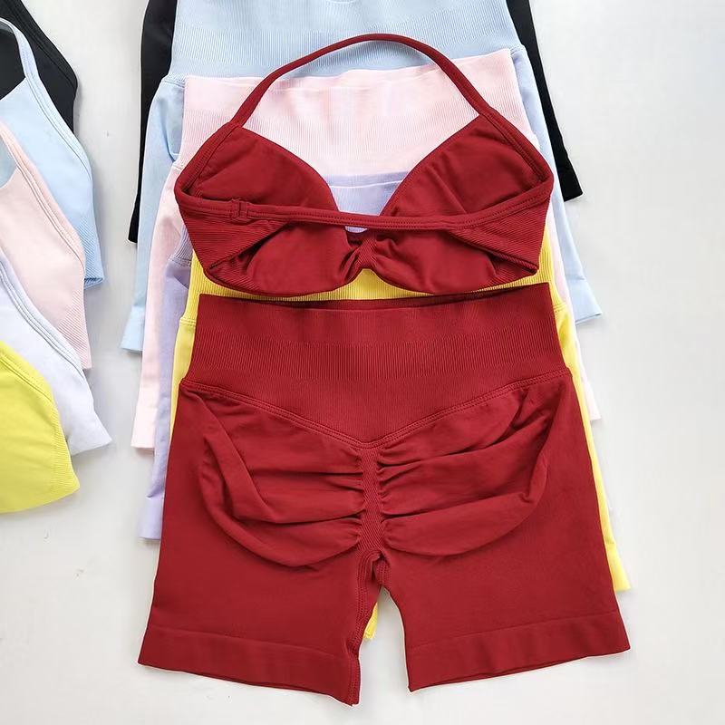 Yoga Fitness Outfit - Conjunto Esportivo HISTELLO para Mulheres, Top