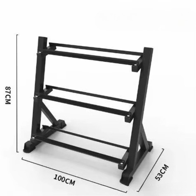 Kettlebell - Suporte para Halteres de 3 Camadas