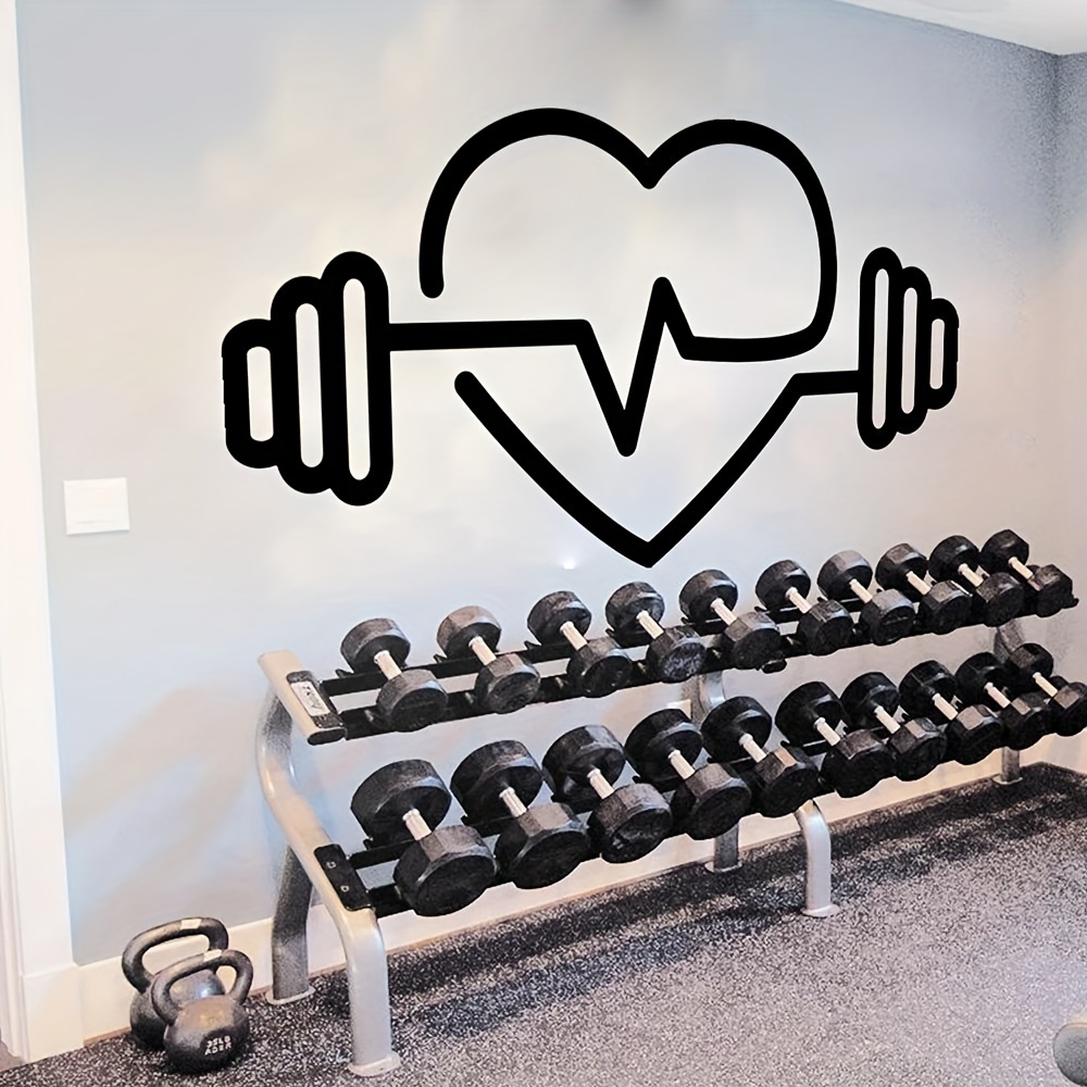 Yoga Fitness Health - Adesivo de Parede em Forma de