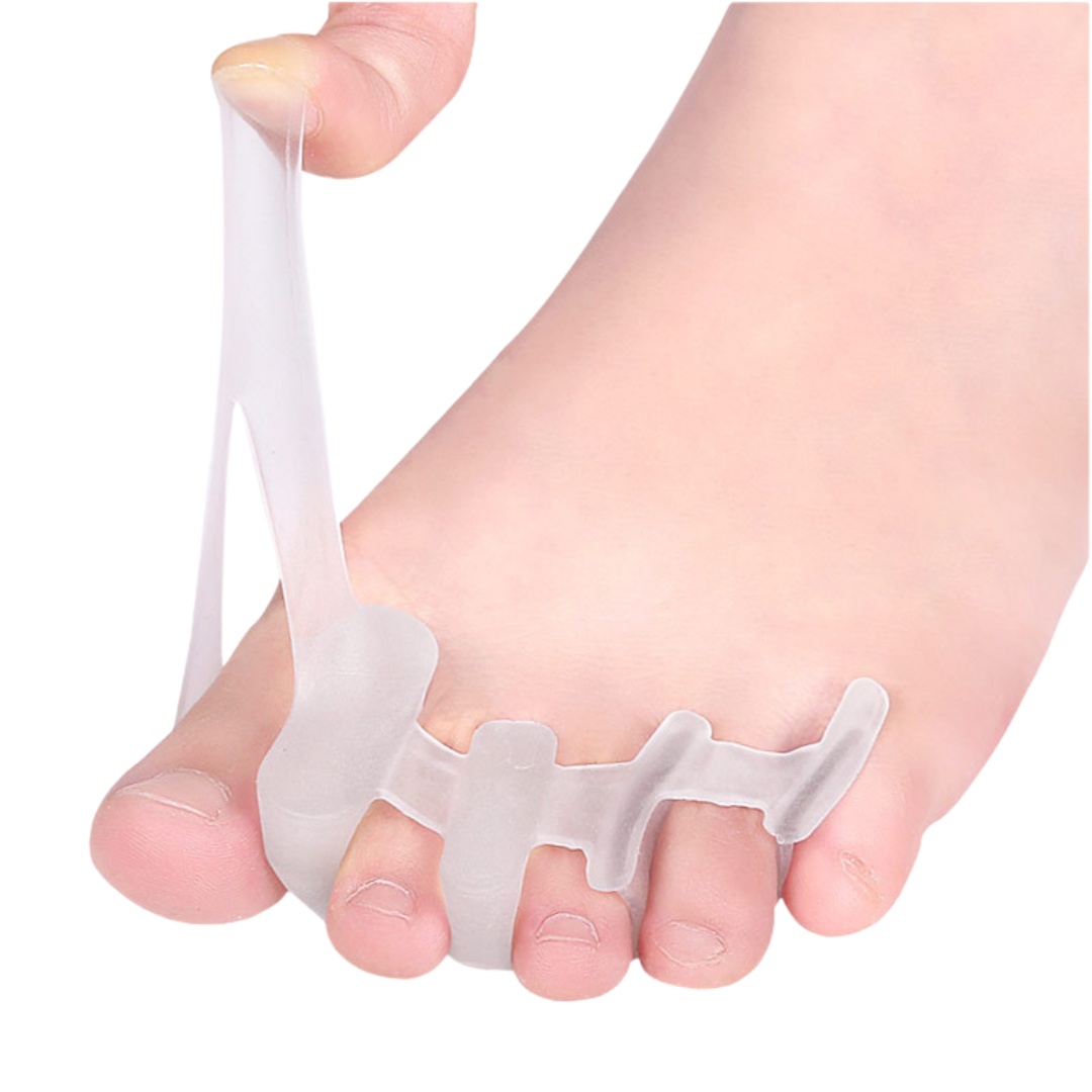Separador de dedos de quatro b - Yoga Toe Separator avaliação e preço