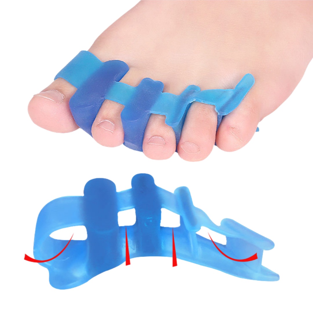 Separador de dedos de quatro b - Yoga Toe Separator avaliação e preço