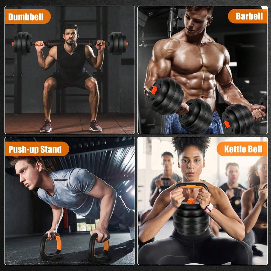 Conjunto de Halteres Ajustávei - Kettlebell avaliação e preço
