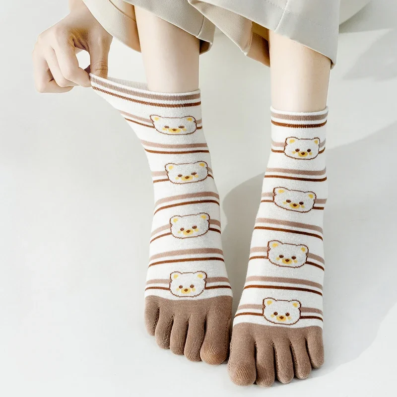 5 pares meias de cinco dedos m - Yoga Toe Separator avaliação e preço