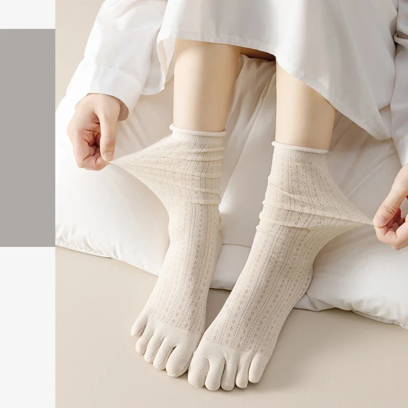 5 pares meias soltas com cinco - Yoga Toe Separator avaliação e preço