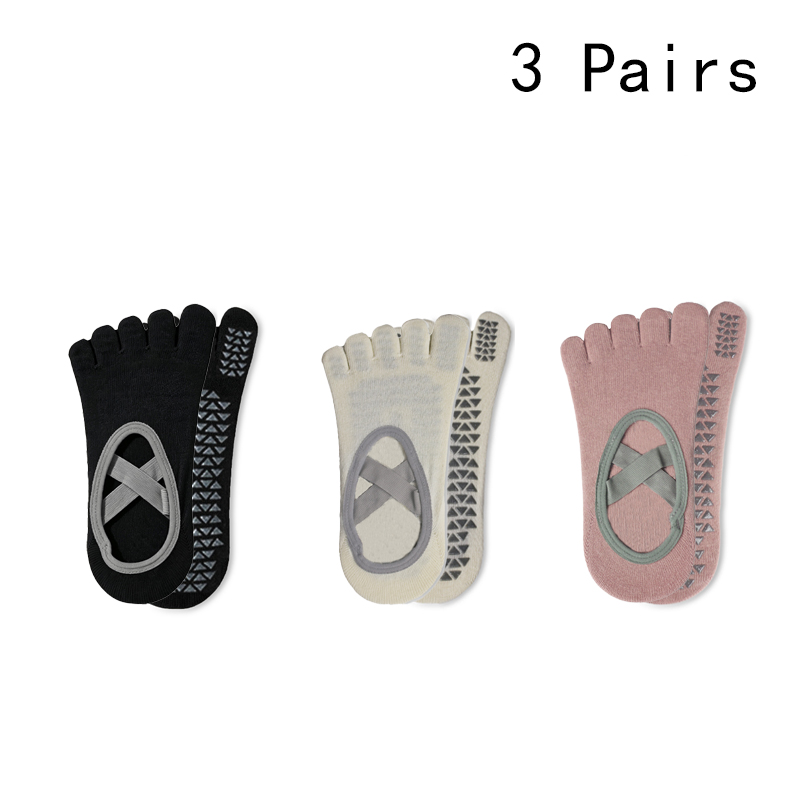 3 pares de meias finas feminin - Yoga Toe Separator avaliação e preço