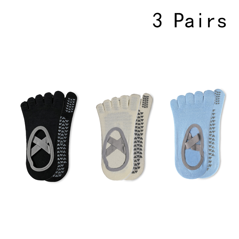 3 pares de meias finas feminin - Yoga Toe Separator avaliação e preço