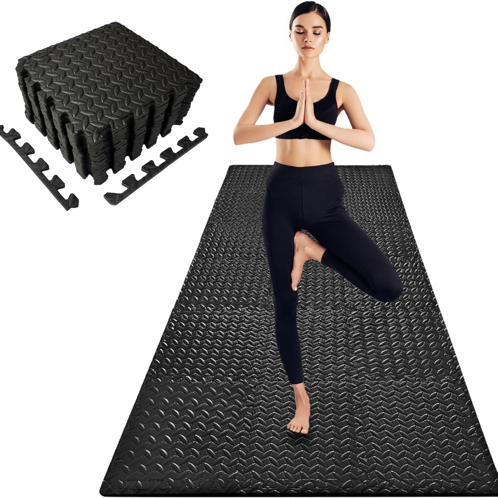 Tapetes de espuma intertravado - Yoga Fitness Room avaliação e preço