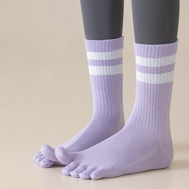 1/5 Pares de Meias Femininas d - Yoga Toe Separator avaliação e preço