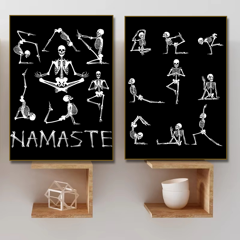 (Pôster de Yoga sem moldura) P - Yoga Fitness Room avaliação e preço