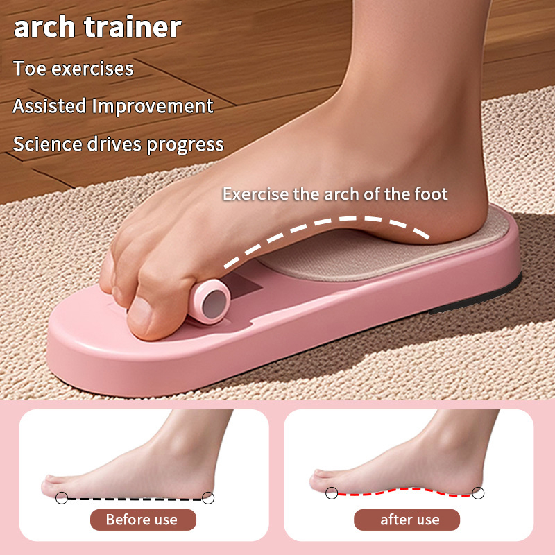 Treinador de arco de pé antide - Yoga Fitness Toes Arch avaliação e preço