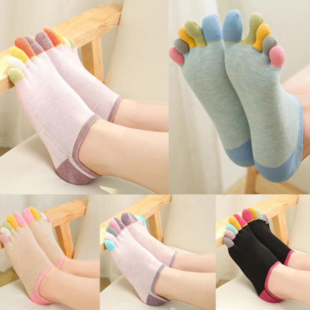 1/5 Pares de Meias Esportivas  - Yoga Toe Separator avaliação e preço