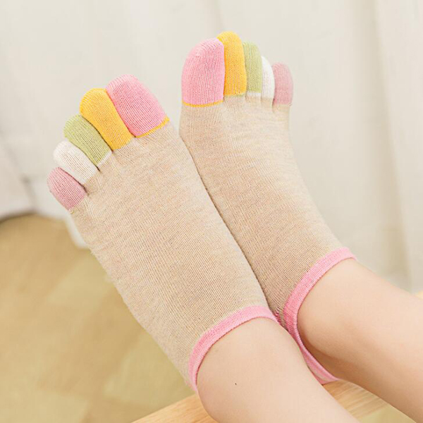 1/5 Pares de Meias Esportivas  - Yoga Toe Separator avaliação e preço